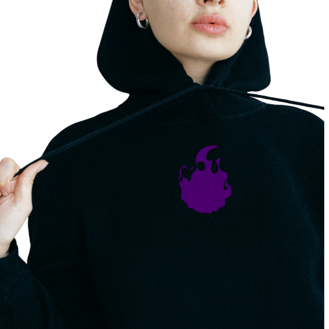 Limited Edition Purple Runes Of Destruction Casual Hoodie